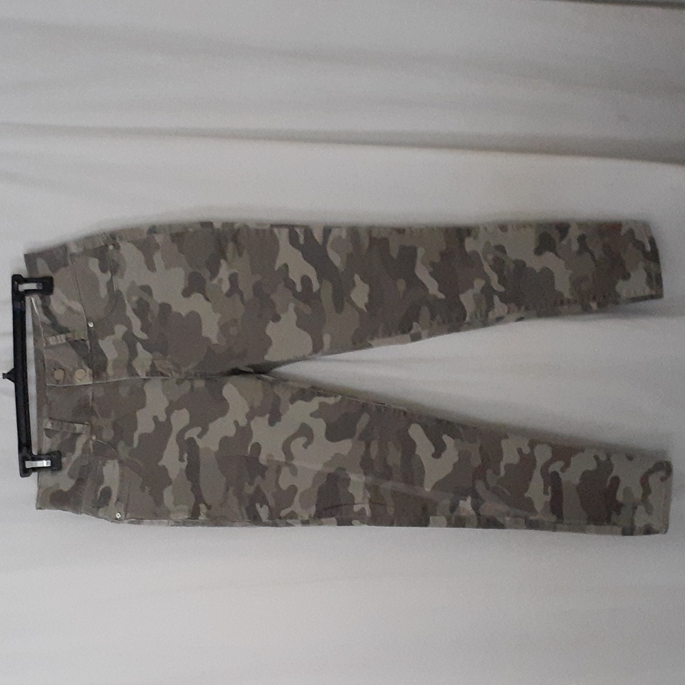 Seven 7 High Rise Jeans Women Size 10 Sandstorm Camo Curvy Skinny Modal …